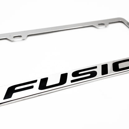 Stainless Steel License Plate Frame Holder Fits For FORD FUSION