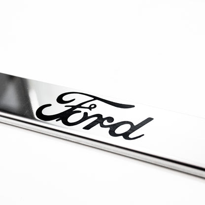 Stainless Steel License Plate Frame Holder Fits For FORD