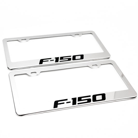 Stainless Steel License Plate Frame Holder Fits For FORD F-150