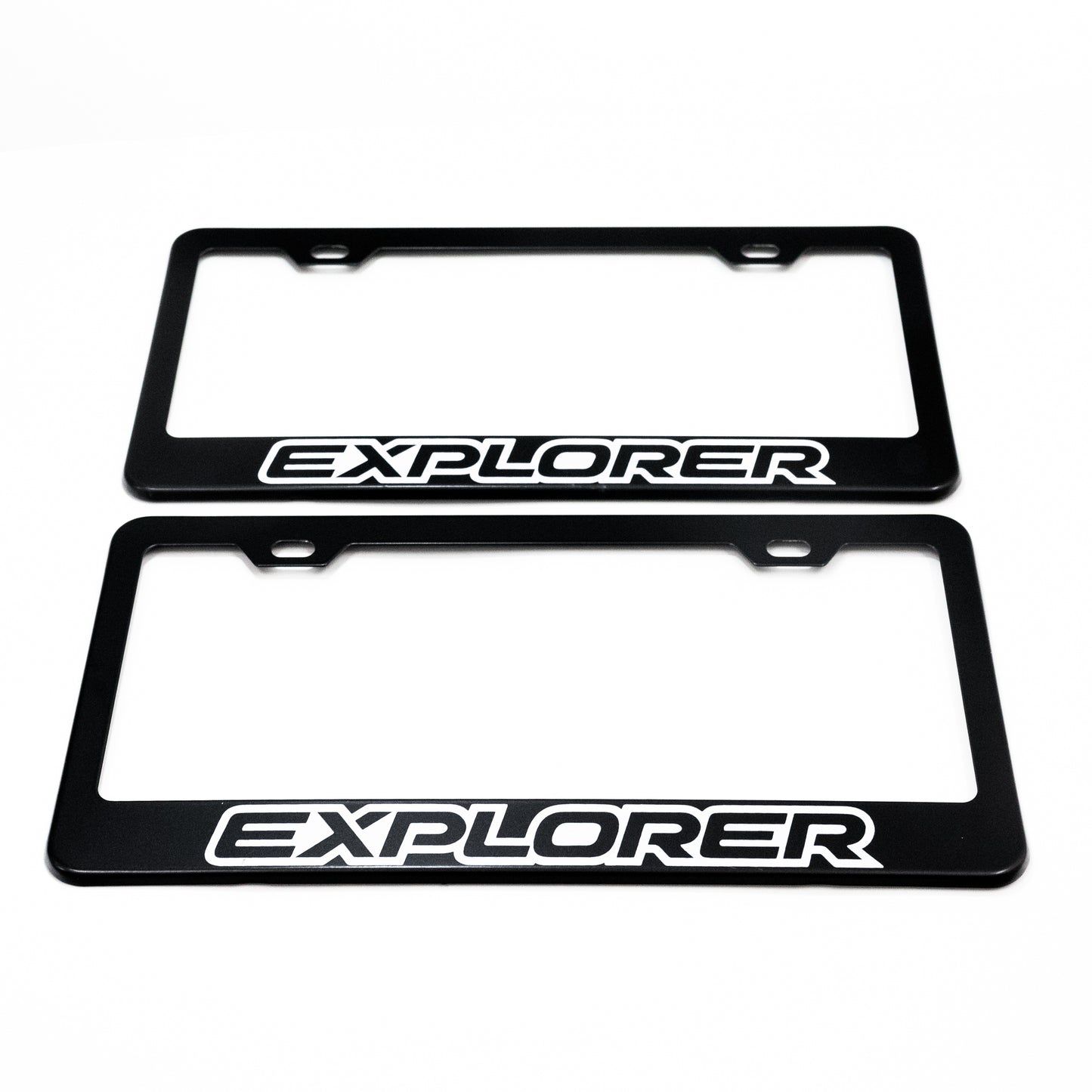 Stainless Steel License Plate Frame Holder Fits For FORD EXPLORER