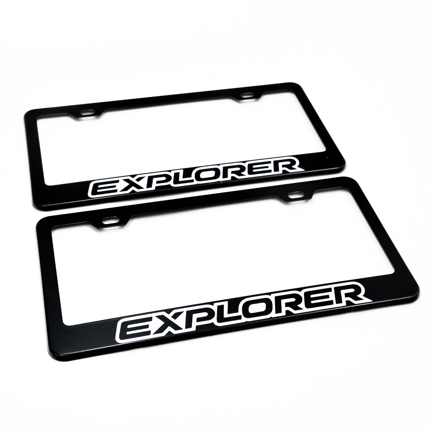 Stainless Steel License Plate Frame Holder Fits For FORD EXPLORER