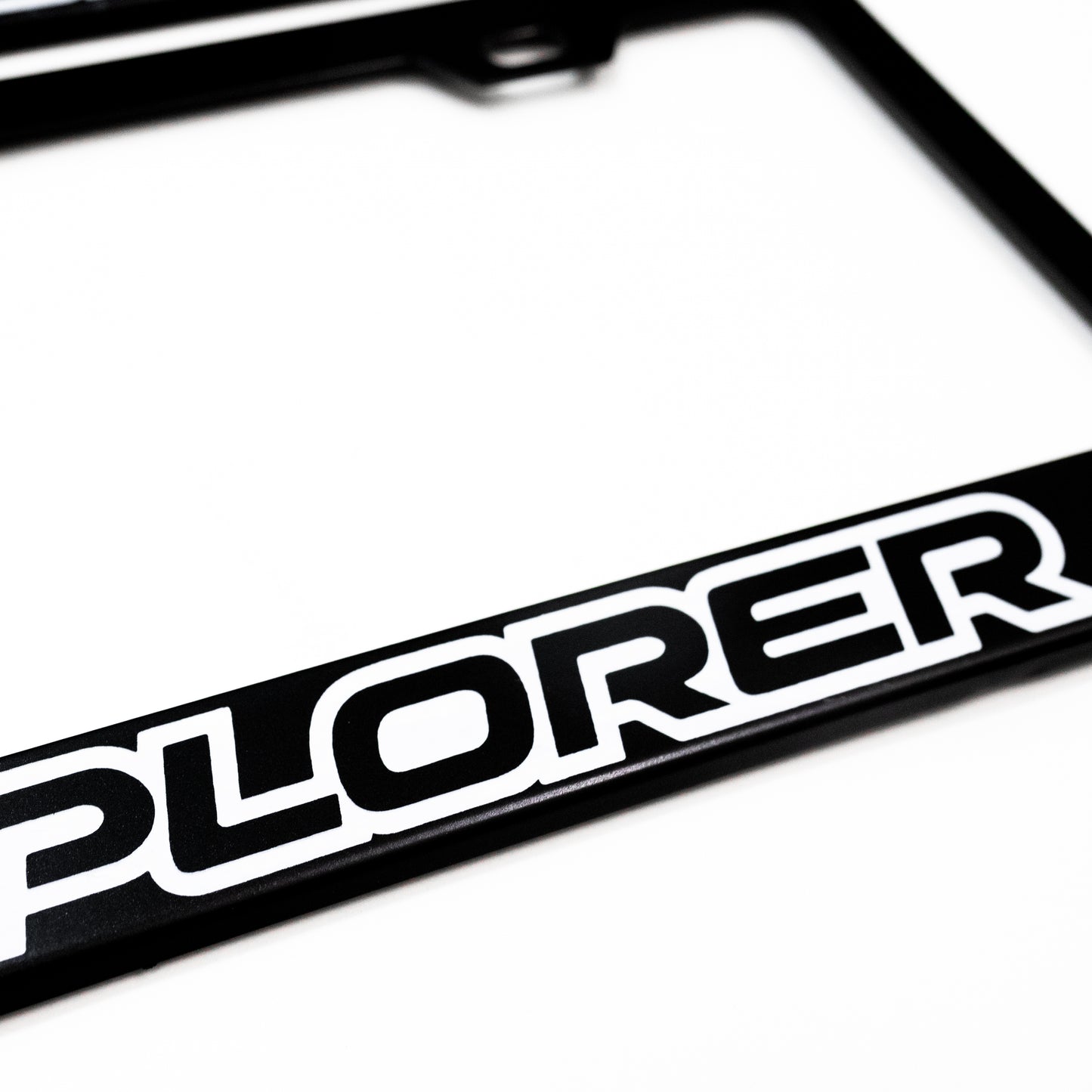 Stainless Steel License Plate Frame Holder Fits For FORD EXPLORER