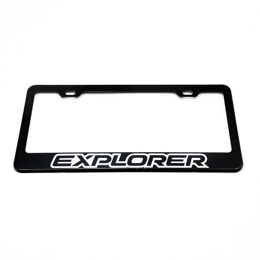 Stainless Steel License Plate Frame Holder Fits For FORD EXPLORER