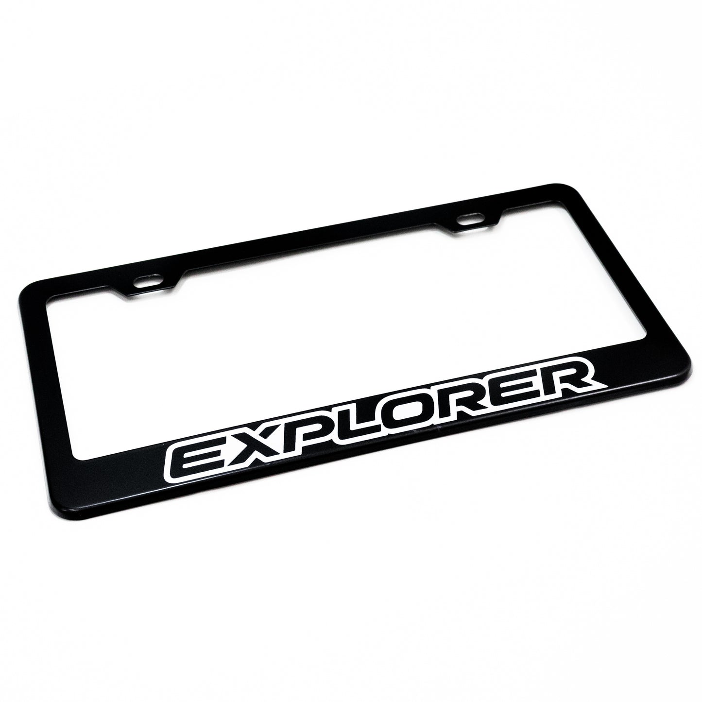 Stainless Steel License Plate Frame Holder Fits For FORD EXPLORER