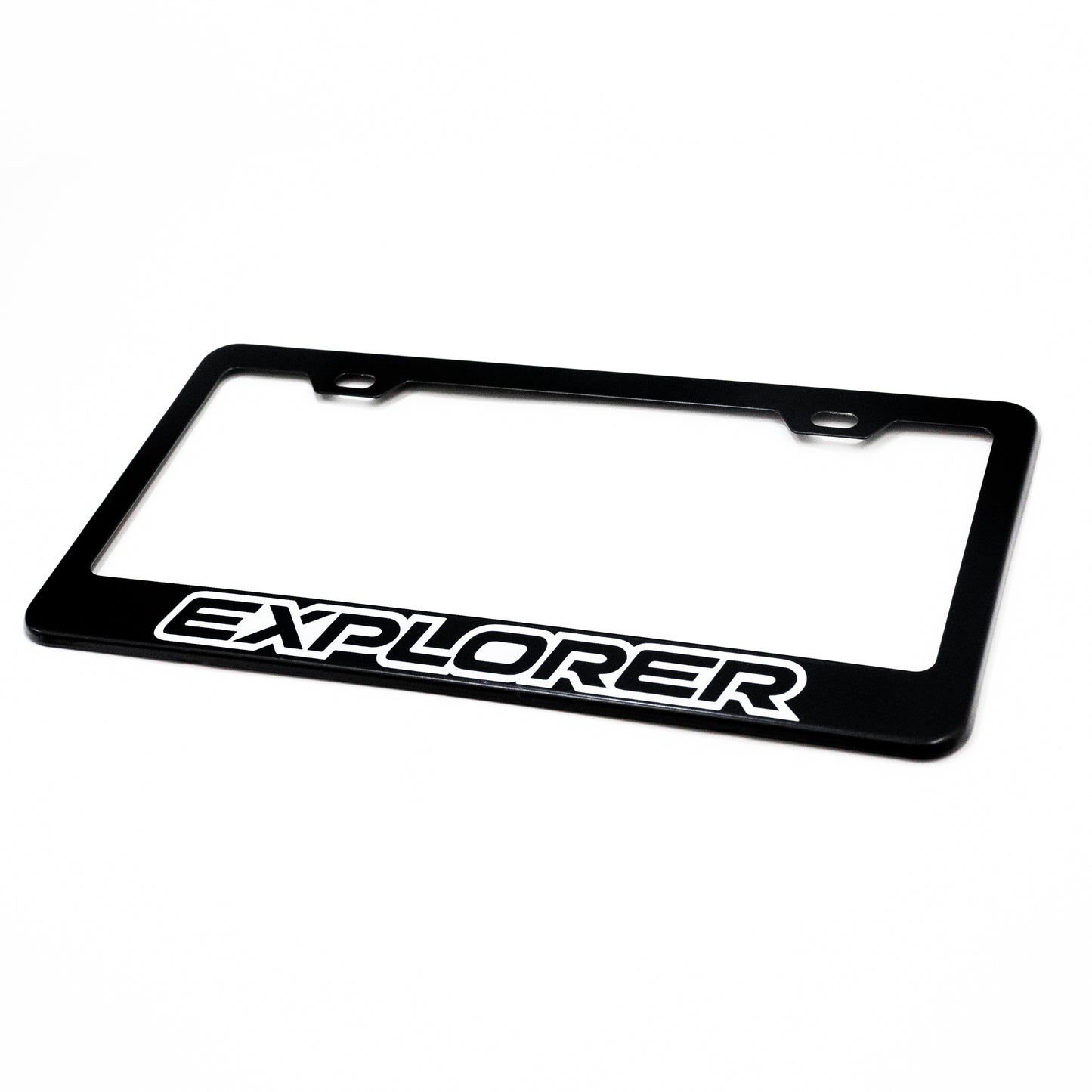 Stainless Steel License Plate Frame Holder Fits For FORD EXPLORER