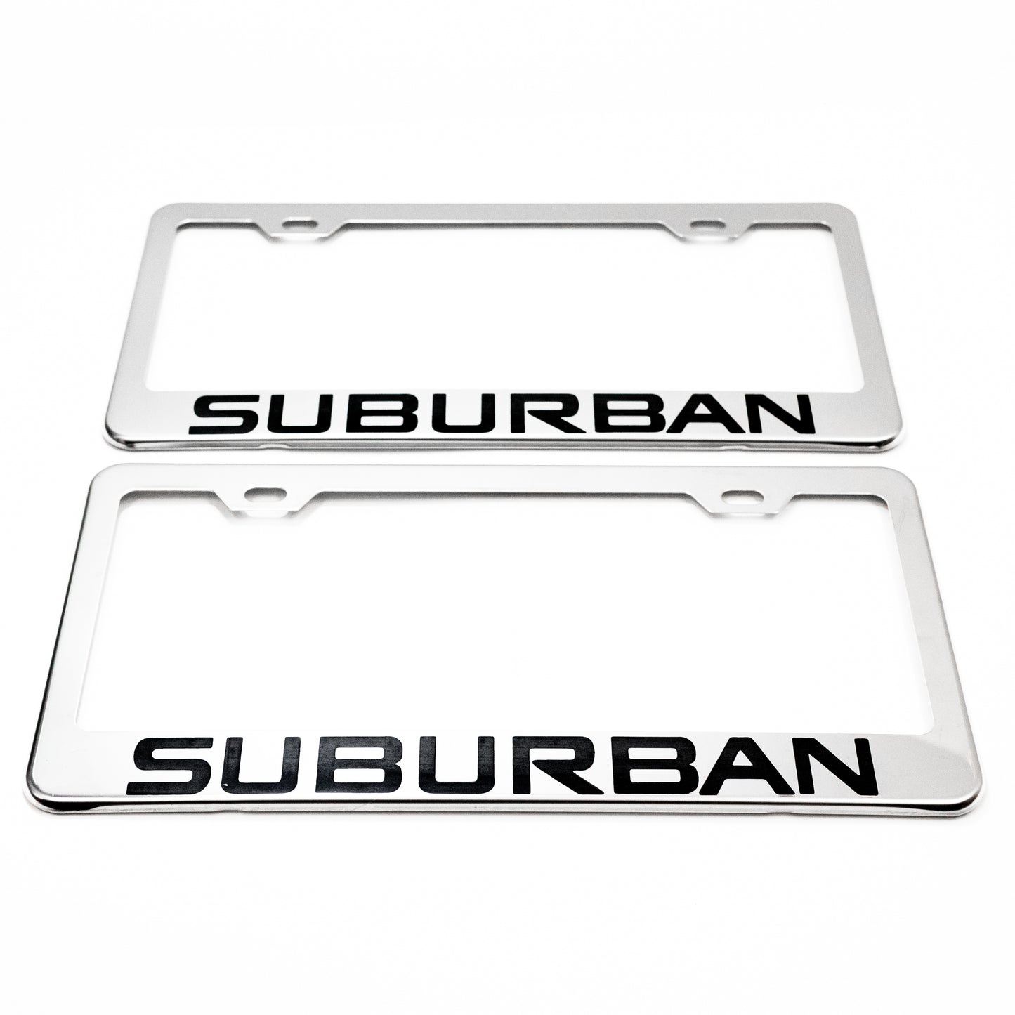 Stainless Steel License Plate Frame Holder Fits For CHEVROLET SUBURBAN