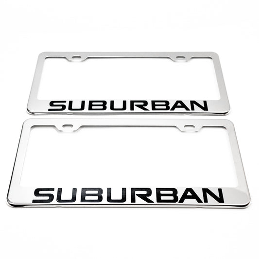 Stainless Steel License Plate Frame Holder Fits For CHEVROLET SUBURBAN