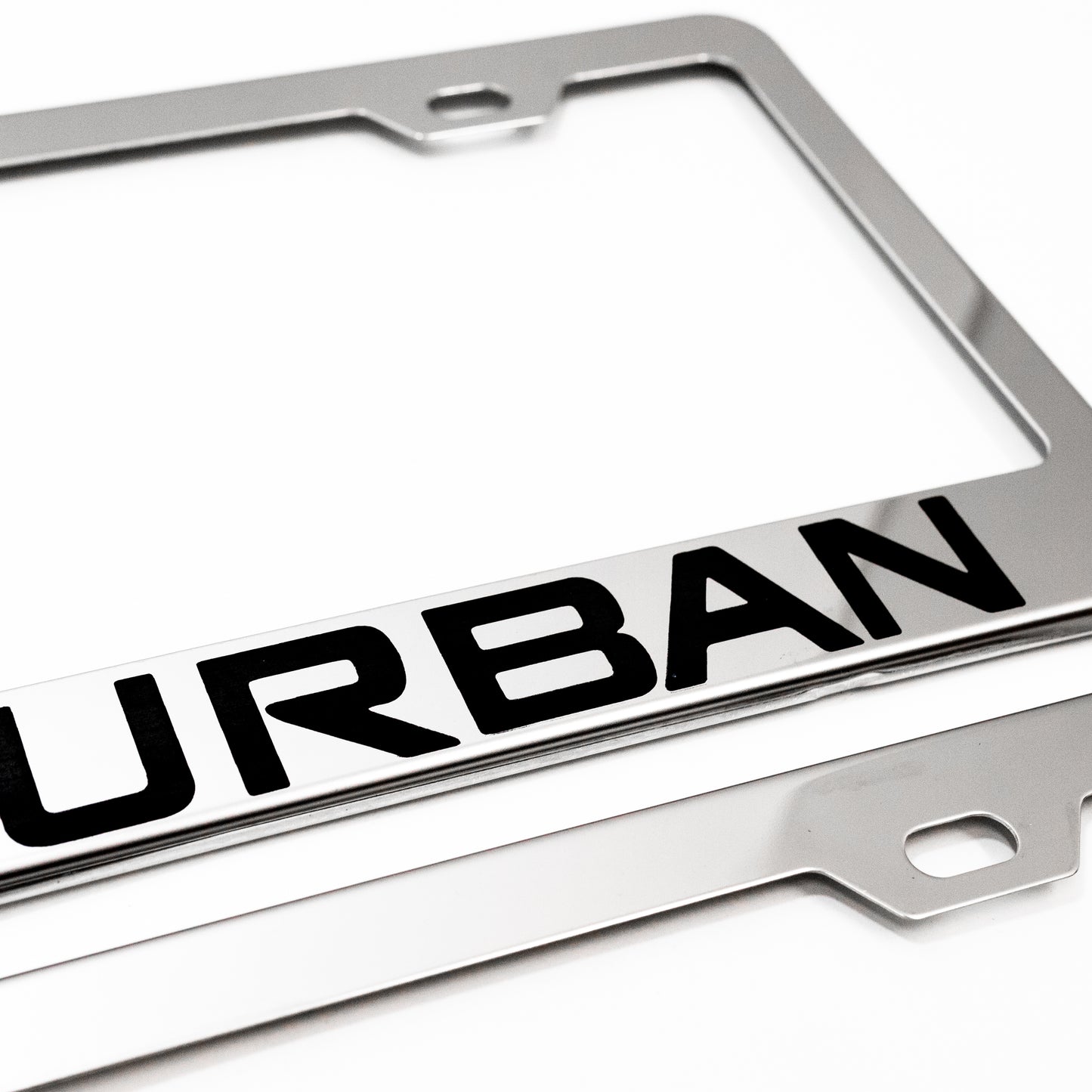 Stainless Steel License Plate Frame Holder Fits For CHEVROLET SUBURBAN