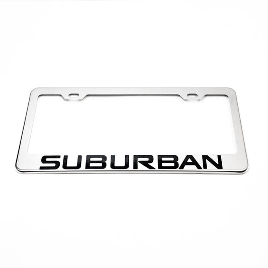 Stainless Steel License Plate Frame Holder Fits For CHEVROLET SUBURBAN