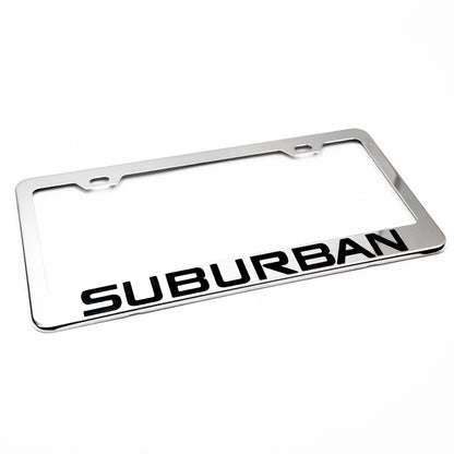 Stainless Steel License Plate Frame Holder Fits For CHEVROLET SUBURBAN