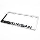 Stainless Steel License Plate Frame Holder Fits For CHEVROLET SUBURBAN