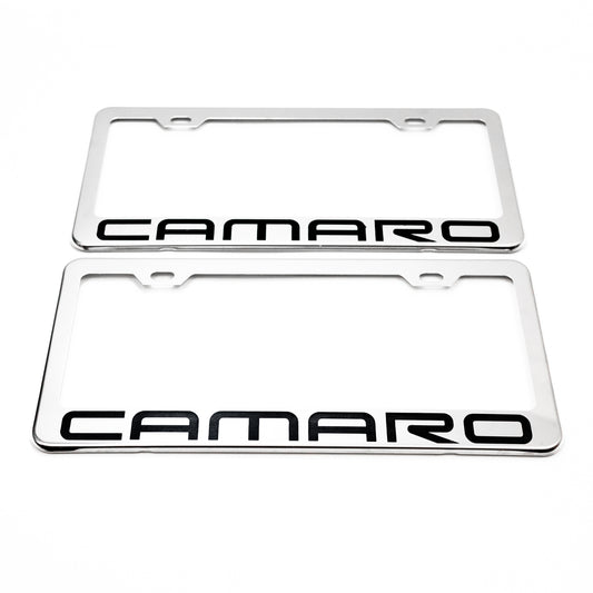 Stainless Steel License Plate Frame Holder Fits For CHEVROLET CAMARO