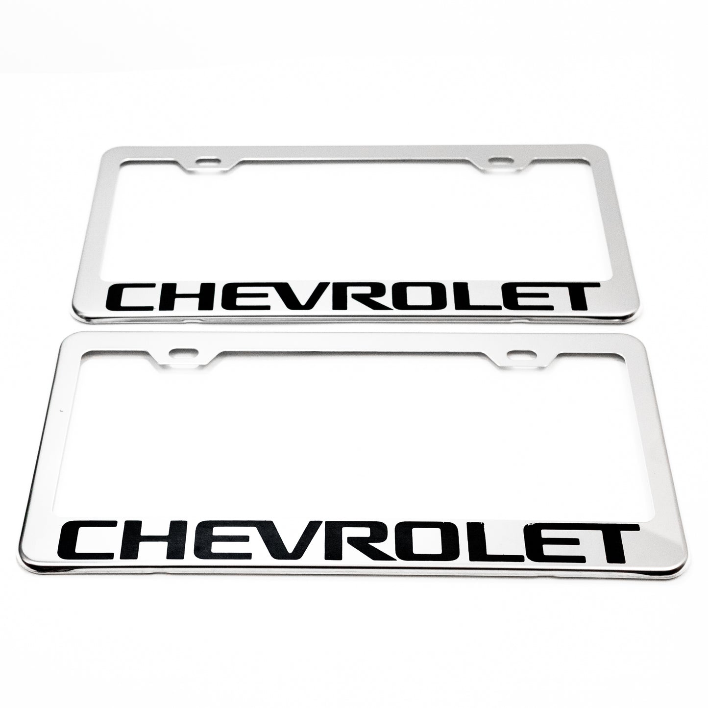 Stainless Steel License Plate Frame Holder Fits For CHEVROLET