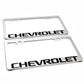 Stainless Steel License Plate Frame Holder Fits For CHEVROLET