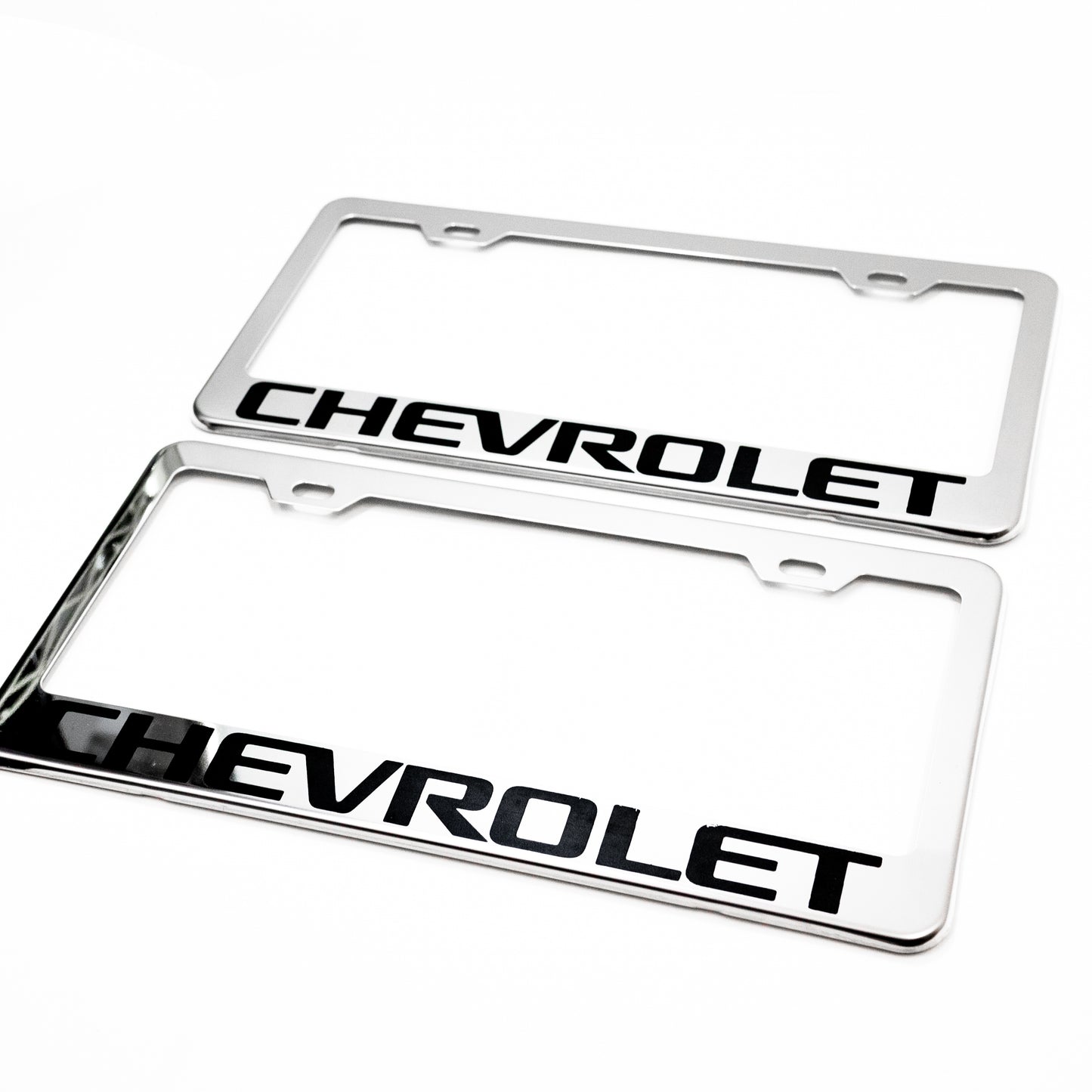 Stainless Steel License Plate Frame Holder Fits For CHEVROLET