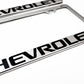 Stainless Steel License Plate Frame Holder Fits For CHEVROLET