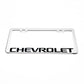 Stainless Steel License Plate Frame Holder Fits For CHEVROLET