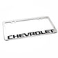 Stainless Steel License Plate Frame Holder Fits For CHEVROLET