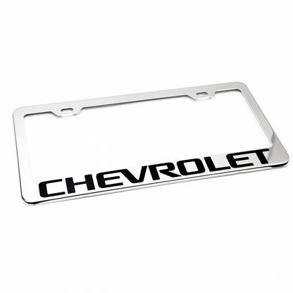 Stainless Steel License Plate Frame Holder Fits For CHEVROLET