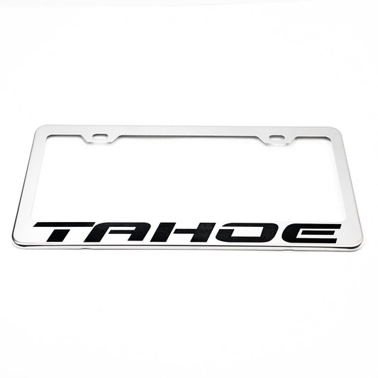 Stainless Steel License Plate Frame Holder Fits For CHEVROLET TAHOE