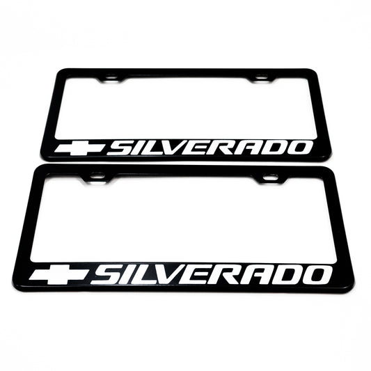 Stainless Steel License Plate Frame Holder Fits For CHEVROLET SILVERADO