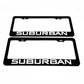 Stainless Steel License Plate Frame Holder Fits For CHEVROLET SUBURBAN