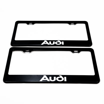 Stainless Steel License Plate Frame Holder Fits For AUDI