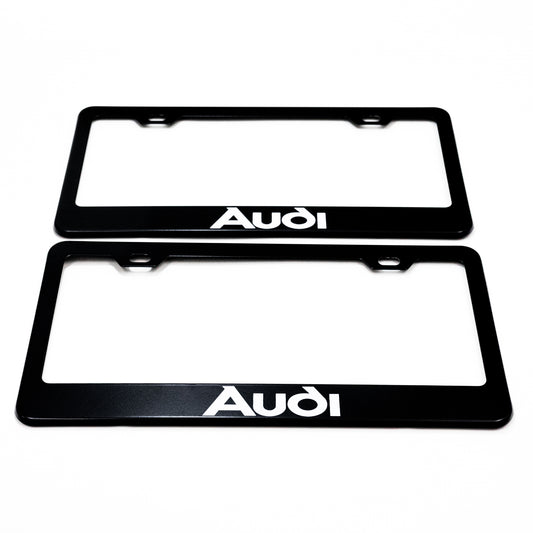 Stainless Steel License Plate Frame Holder Fits For AUDI