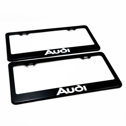 Stainless Steel License Plate Frame Holder Fits For AUDI