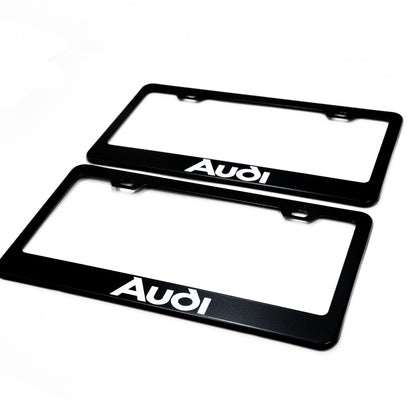 Stainless Steel License Plate Frame Holder Fits For AUDI
