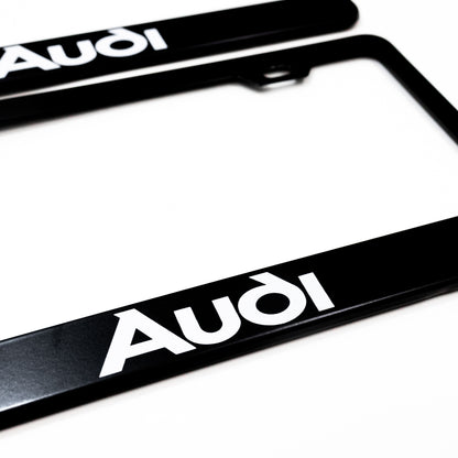 Stainless Steel License Plate Frame Holder Fits For AUDI