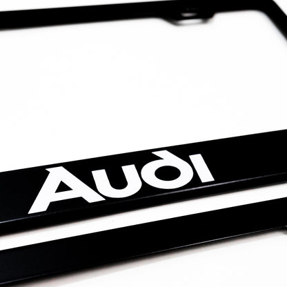 Stainless Steel License Plate Frame Holder Fits For AUDI