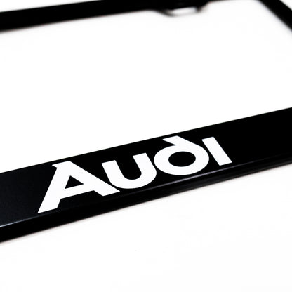 Stainless Steel License Plate Frame Holder Fits For AUDI