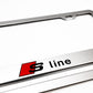 Stainless Steel License Plate Frame Holder Fits For AUDI S LINE