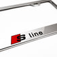 Stainless Steel License Plate Frame Holder Fits For AUDI S LINE