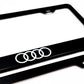 Stainless Steel License Plate Frame Holder Fits For AUDI