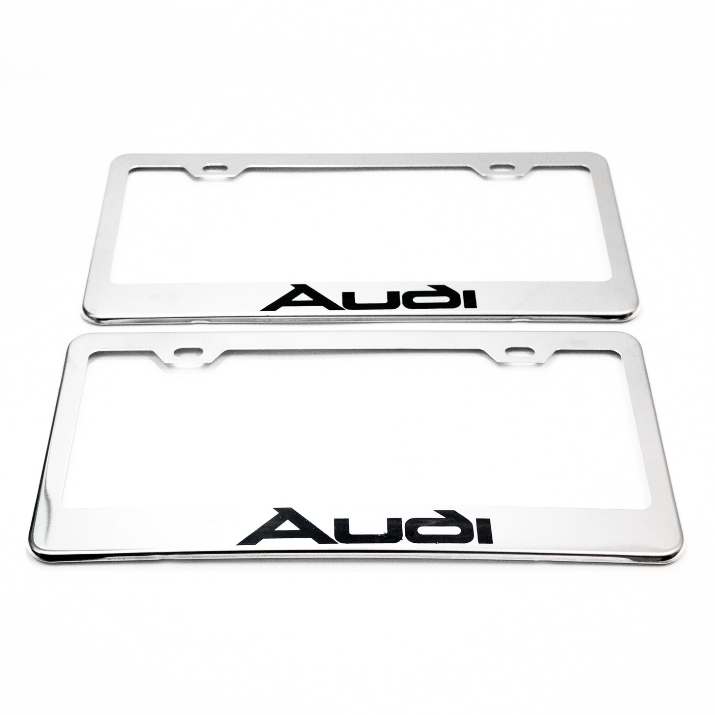 Stainless Steel License Plate Frame Holder Fits For AUDI