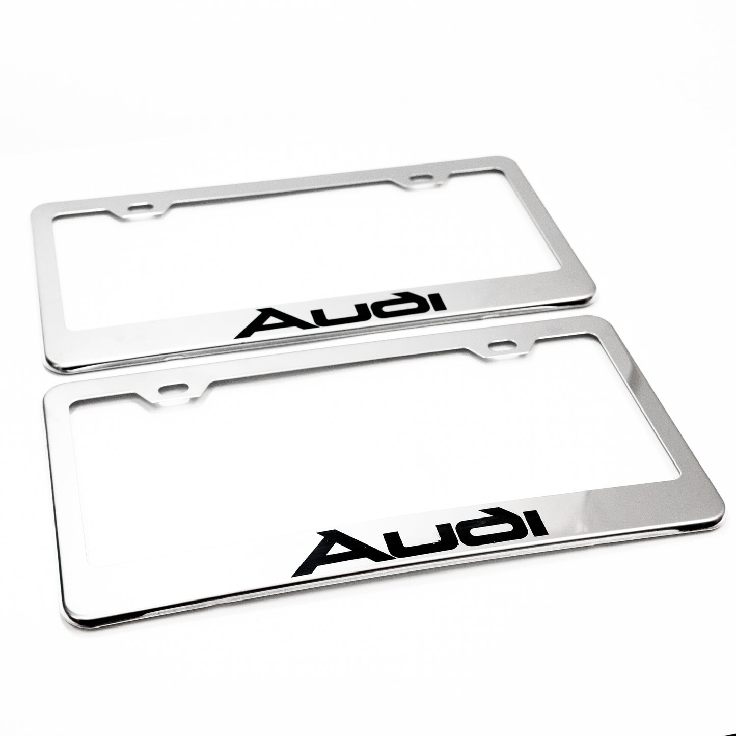 Stainless Steel License Plate Frame Holder Fits For AUDI