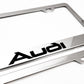 Stainless Steel License Plate Frame Holder Fits For AUDI