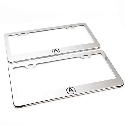 Stainless Steel License Plate Frame Holder Fits For ACURA