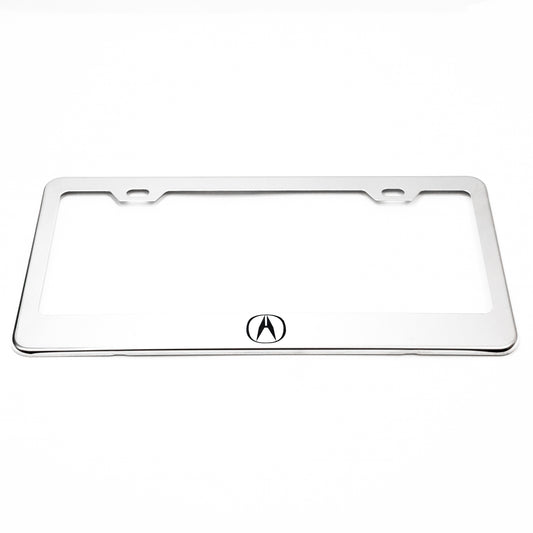 Stainless Steel License Plate Frame Holder Fits For ACURA