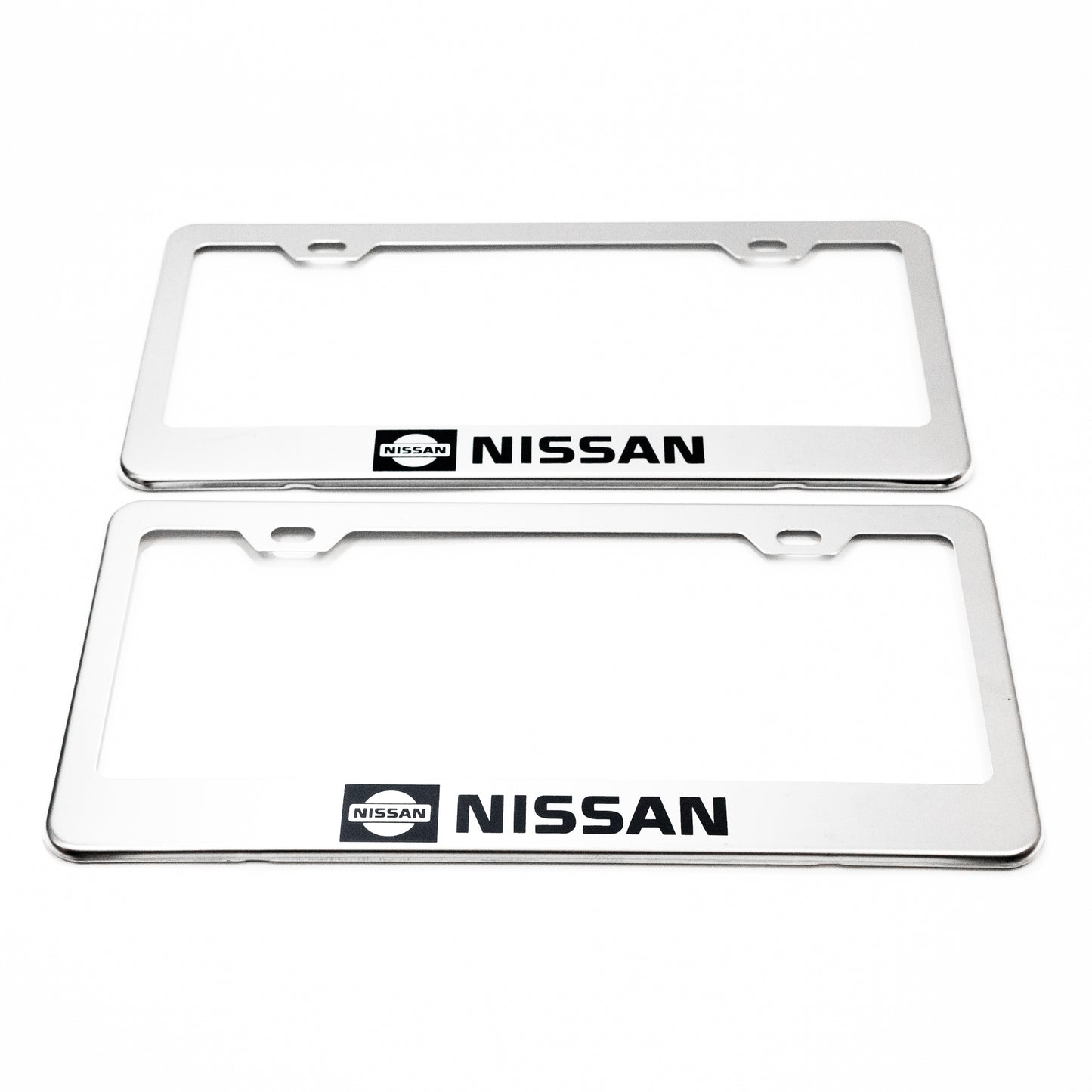 Stainless Steel License Plate Frame Holder Fits For NISSAN