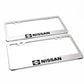 Stainless Steel License Plate Frame Holder Fits For NISSAN