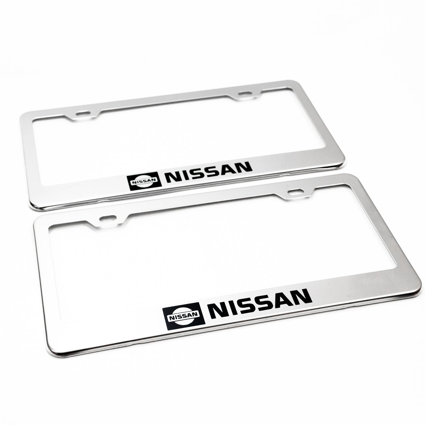 Stainless Steel License Plate Frame Holder Fits For NISSAN