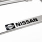 Stainless Steel License Plate Frame Holder Fits For NISSAN