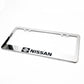 Stainless Steel License Plate Frame Holder Fits For NISSAN