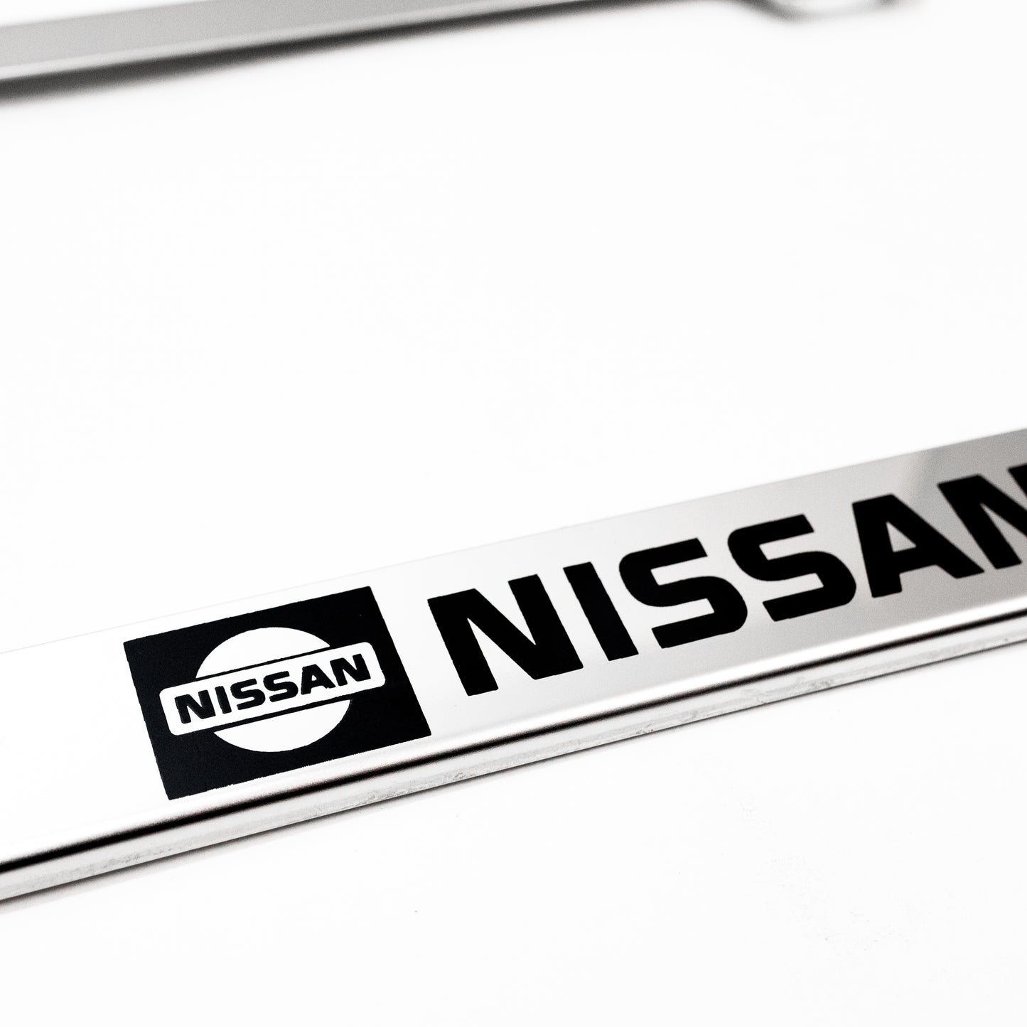 Stainless Steel License Plate Frame Holder Fits For NISSAN