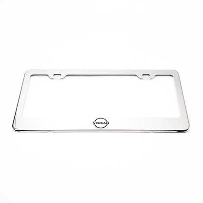 Stainless Steel License Plate Frame Holder Fits For NISSAN