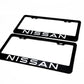 Stainless Steel License Plate Frame Holder Fits For NISSAN