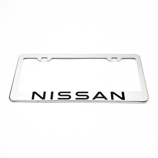 Stainless Steel License Plate Frame Holder Fits For NISSAN